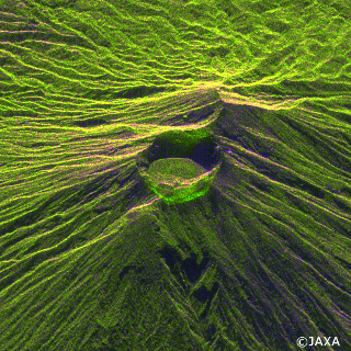 「だいち2号」によるインドネシア・アグン火山の観測結果