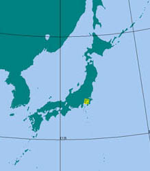 Location of Tokyo Bay