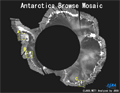 Antarctica mosaic image by PALSAR, covers the time between Dec. 8 2007 and Jan. 22 2008.