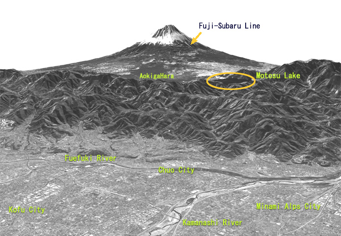 View of Mt. Fuji, Japan observed by the Panchromatic Remote-sensing Instrument for Stereo 
Mapping (PRISM) aboard the ALOS.