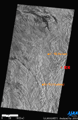 平成20年5月13日12時41分頃に取得したPALSARによる広観測モード（ScanSARモードと呼ばれ、観測幅350km、分解能70mで観測）の画像