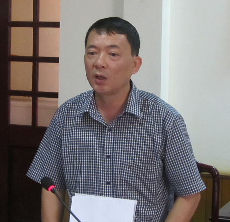 Opening remarks (Mr. Dang Tien Dung, Deputy Director of Dike Department)
