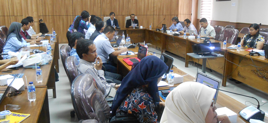 Stakeholder Meeting at ICALRD-IAARD-MoA, Indonesia, on March 3, 2014 (1/2)
