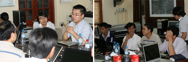 On-the-job training on ALOS PALSAR data processing (Jun. 2011)