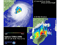 Typhoon TORAJI (11W)/T0108 July 29, 2001