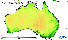 Vegetation index of Australia(2002)