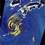 Major Typhoon No. 18  follows similar path as Typhoon No. 16 towards Kyushu.