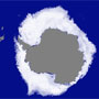 The largest global tract of sea ice covers the Antarctic Ocean, a huge depository of deep seawater.