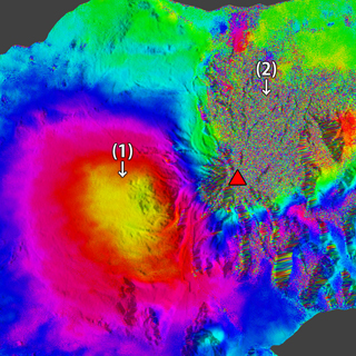 Differential interferogram over Mt. Calbuco