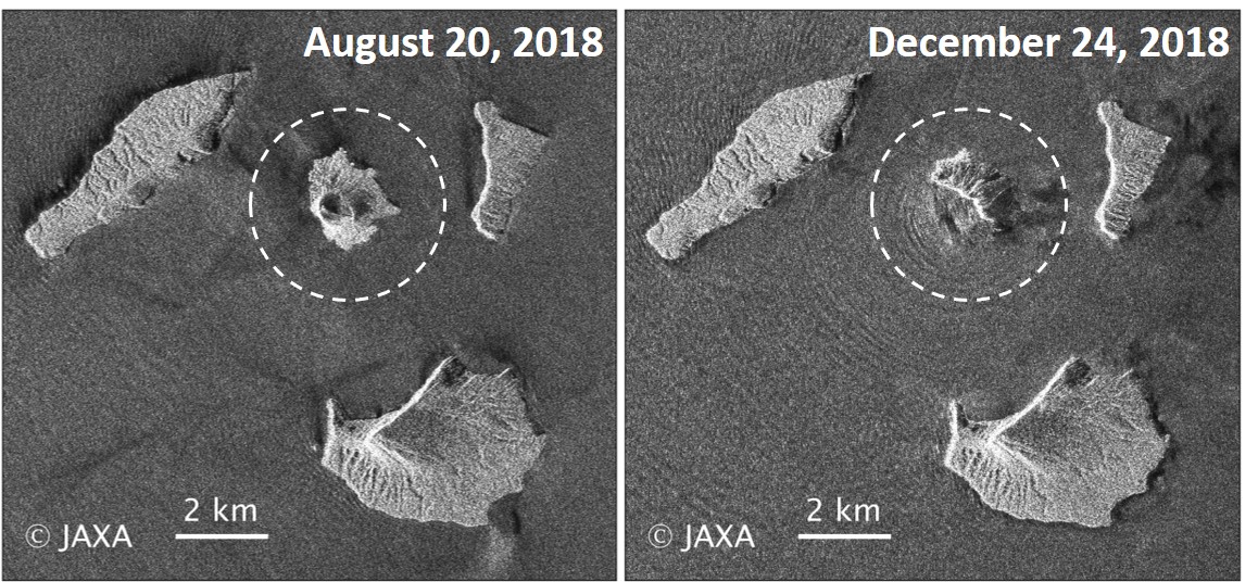 陸域観測技術衛星2号「だいち2号」（ALOS2）による観測画像