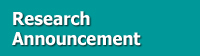 Research Announcement