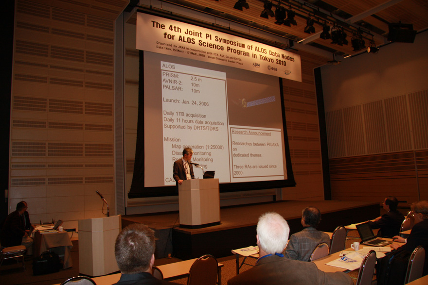 the 4th Joint PI Symposium of ALOS Data Nodes for ALOS Science Program 2010 Tokyo