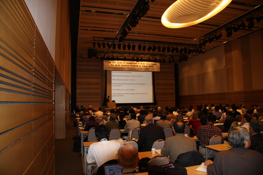 the 4th Joint PI Symposium of ALOS Data Nodes for ALOS Science Program 2010 Tokyo