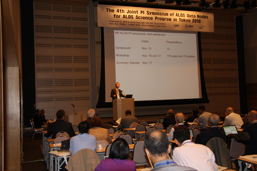 the 4th Joint PI Symposium of ALOS Data Nodes for ALOS Science Program 2010 Tokyo