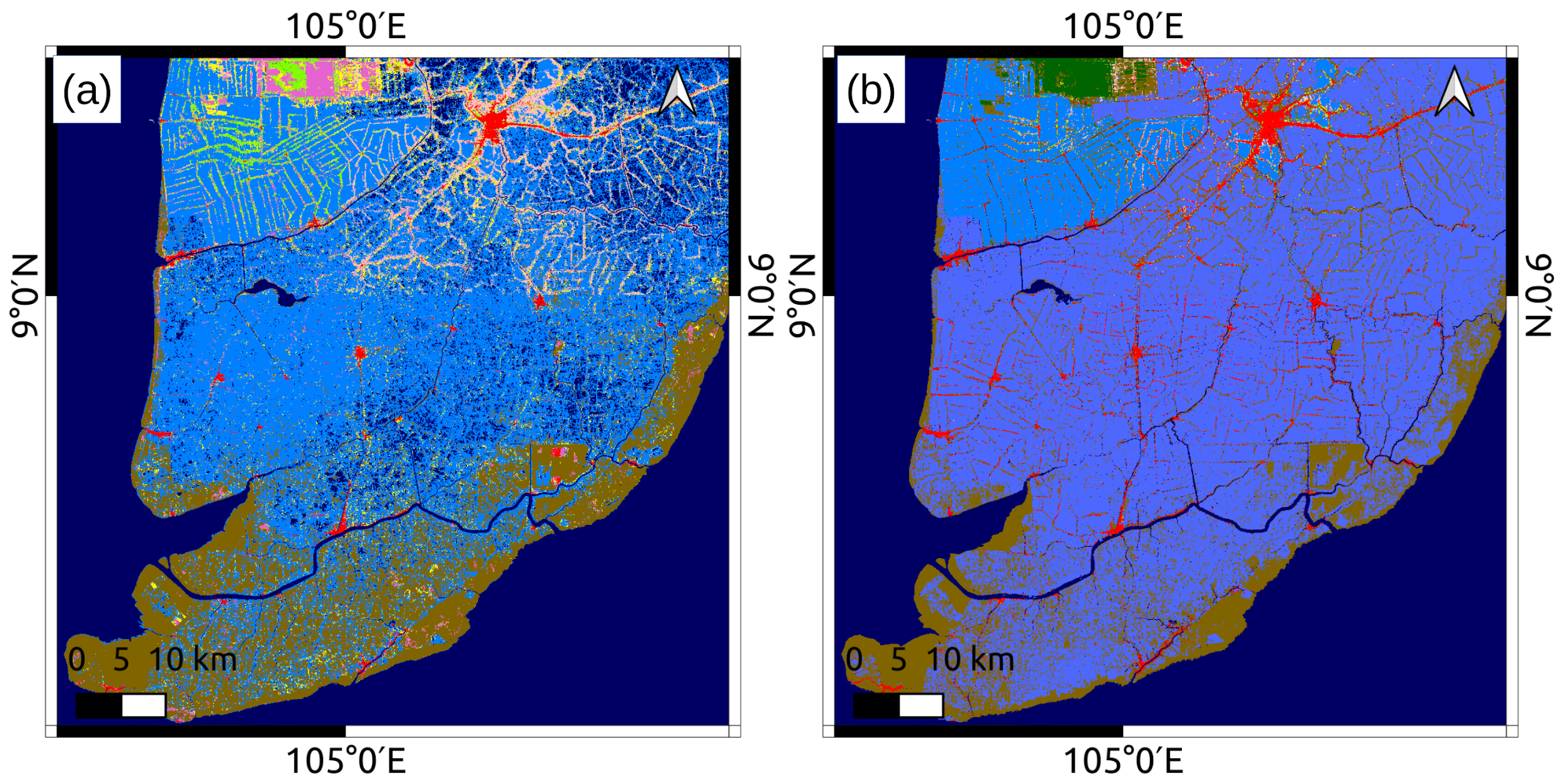 Figure 4: Land cover change from grassland to solar panel (Nihonmatsu City, Fukushima prefecture)