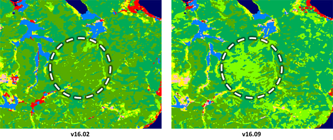 Figure 3: Changes after review of training data