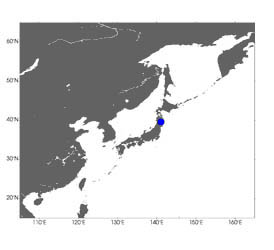 Location of Iwate