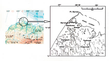 Map of northern Alaska