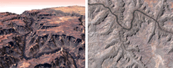 Pan-sharpen image and over Grand Canyon, U.S. generated by PRISM and AVNIR-2.