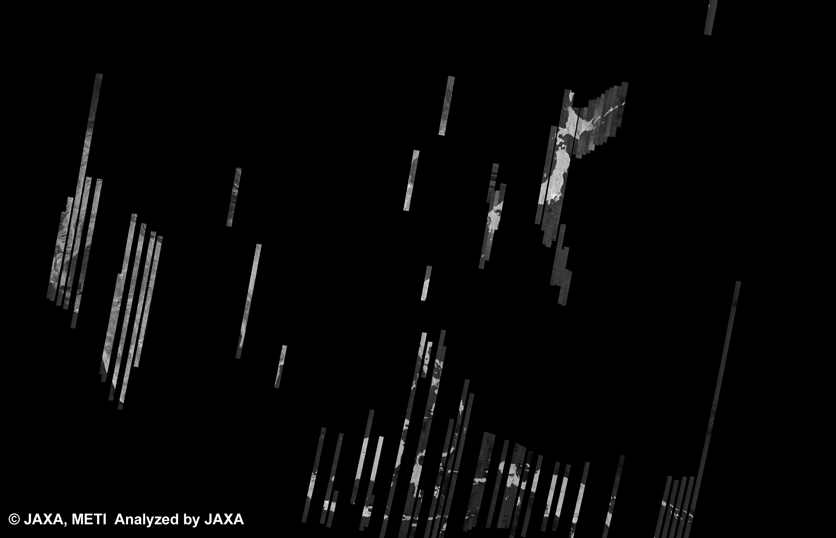 Fig. 9: The 500m Browse Mosaic (FBS/HH Descending) of ASIA for cycle39 (Oct. 31, 2010 ~ Dec. 15, 2010).