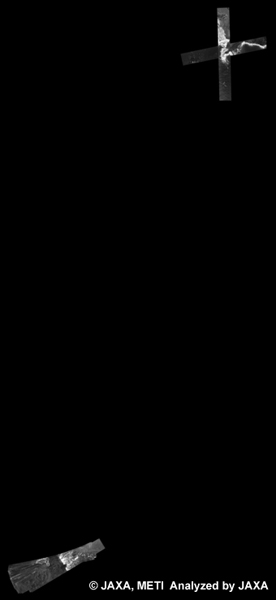 Fig. 3: PALSAR 500m Browse Mosaic (FBS/HH) of ANTARCTICA for cycle35 (Apr. 30, 2010 ~ Jun. 14, 2010).