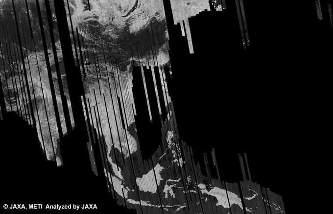 Fig. 6: The 500m Browse Mosaic (FBD/HH) of ASIA for cycle37 (Jul. 31, 2010 ~ Sep. 14, 2010).