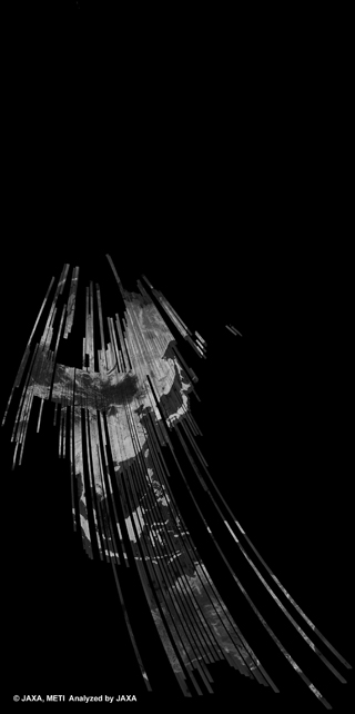 Fig. 16: The 500m Browse Mosaic (FBD/HH Ascending) of Siberia for cycle38 (Sep. 15, 2010 ~ Oct. 30, 2010).