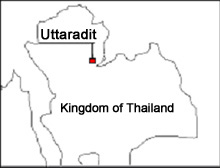 Map of Kingdom of Thailand