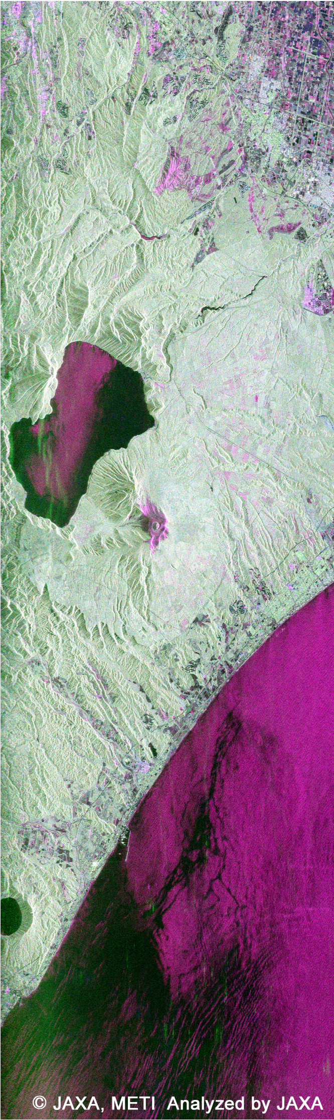 Chitose - Tomakomai, Hokkaido, Japan by PALSAR.