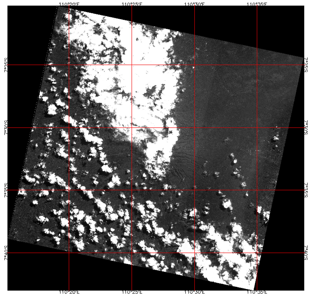 Mt. Merapi observed by PRISM