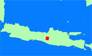 Map of Java Island