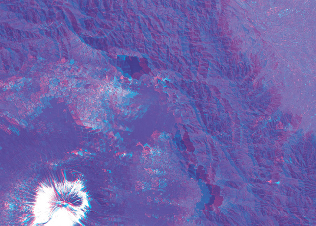 Three-Dimensional View of Mt. Fuji using PRISM