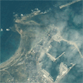 2007年3月28日に観測した輪島市輪島崎町周辺の斜面崩壊