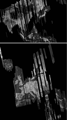 陸域観測技術衛星「だいち」(ALOS)搭載のLバンド合成開口レーダ(PALSAR；パルサー)による500mブラウズモザイクプロダクト18回帰 アジア(上)、ヨーロッパ(下)