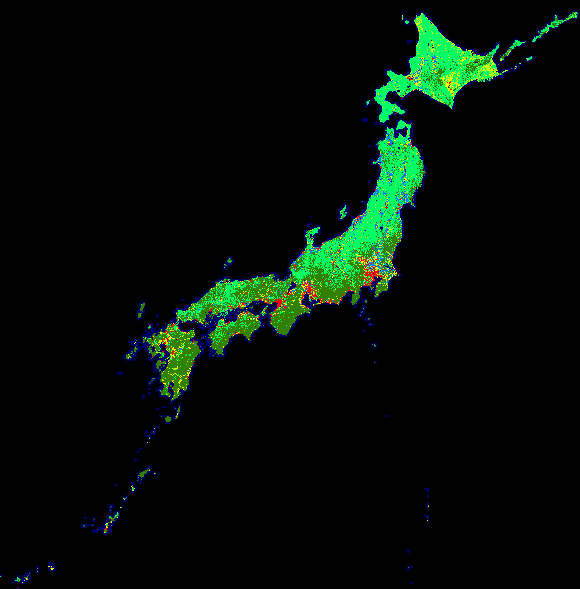日本全域の高解像度土地利用土地被覆図(Ver.12.02)