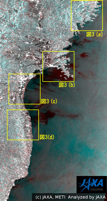 図2: 岩手県～福島県沿岸部 (R:地震前、GB：地震後)