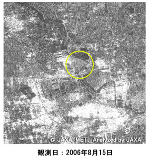 PALSARで観測したパキスタンの豪雨被災地域(2)