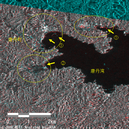 図4(l): 唐丹周辺の拡大図