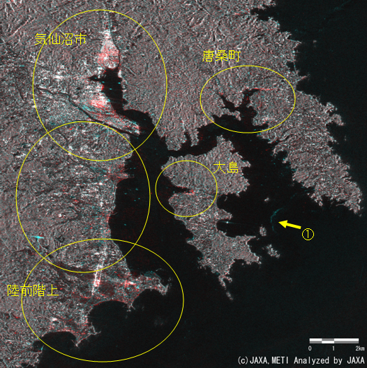 図4(p): 気仙沼周辺の拡大図 (クリックで拡大画像へ)