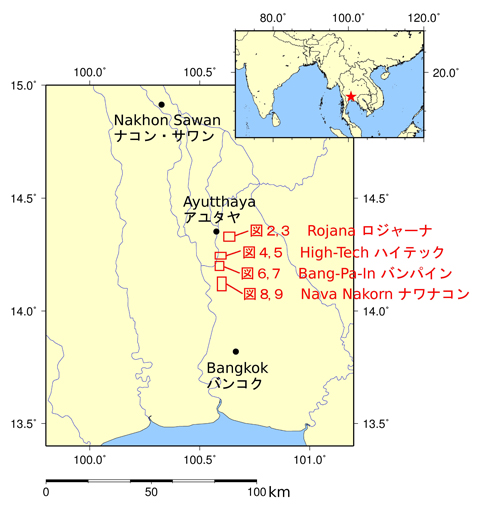 図1:観測領域の位置図