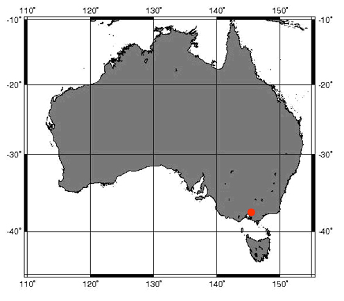 図2: オーストラリア山火事箇所