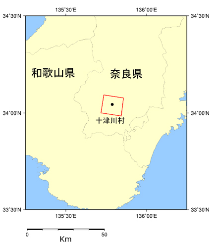 図1: TerraSAR-X観測地域(2011年9月10日観測)