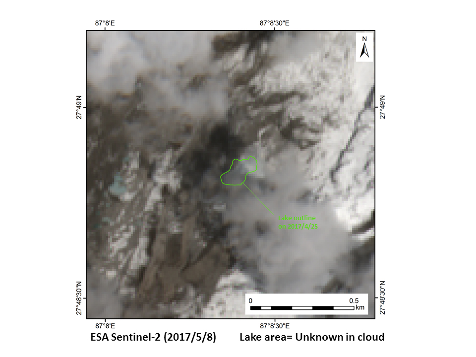 Fig.6: The Sentinel-2 image (May 8, 2017).