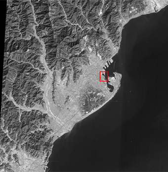 Fig.1: View of Shimizu Port, Japan observed by the Panchromatic Remote-sensing Instrument for Stereo Mapping (PRISM) aboard the ALOS.