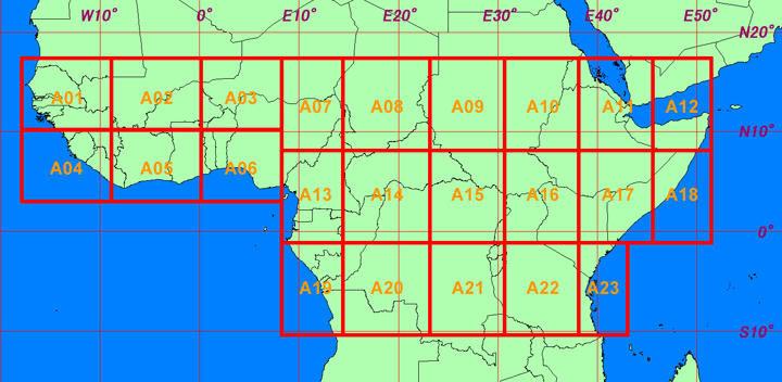 Tile Map of centralafrica Data Coverage