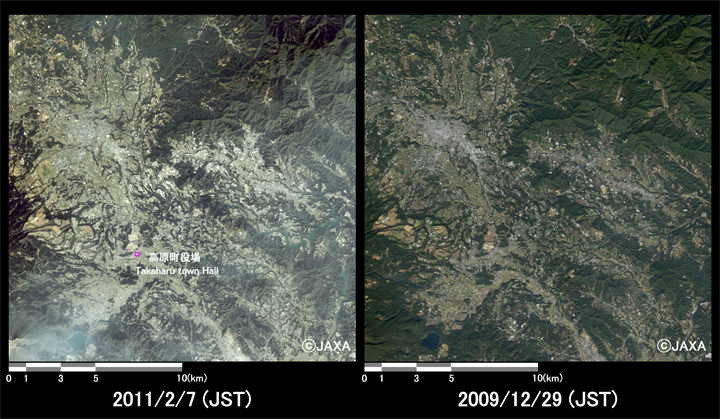 }4:ϑZpquvڃZTAAuj[Ec[Ŋϑꂽ{茧̍~D̗lq(20km~20km̃GA)BFΌ(2011N27)AEFΑO(2009N1229)