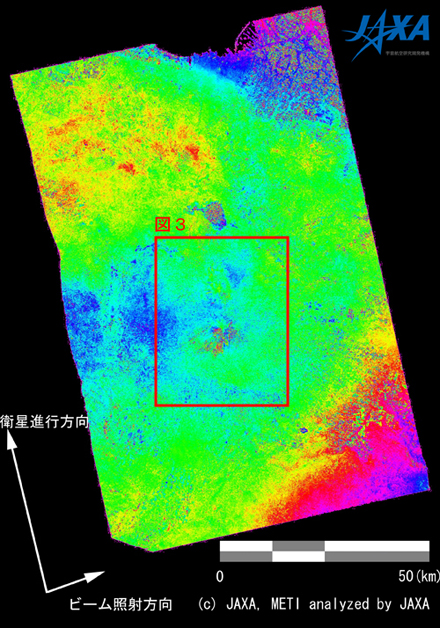 }2:ΑÕsRӂPALSARωo摜AΑO(2010N917)ƕΌ(2010N112)PALSARf[^瓾ꂽ摜(nkϓ})