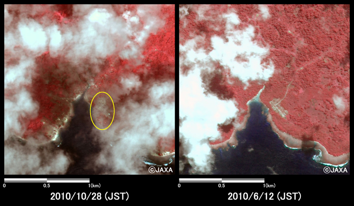 }5:kpKCݕ̗lq1(ꂼ2km~2km̃GA)BFЊQ(2010N1028)AEFЊQO(2010N612)