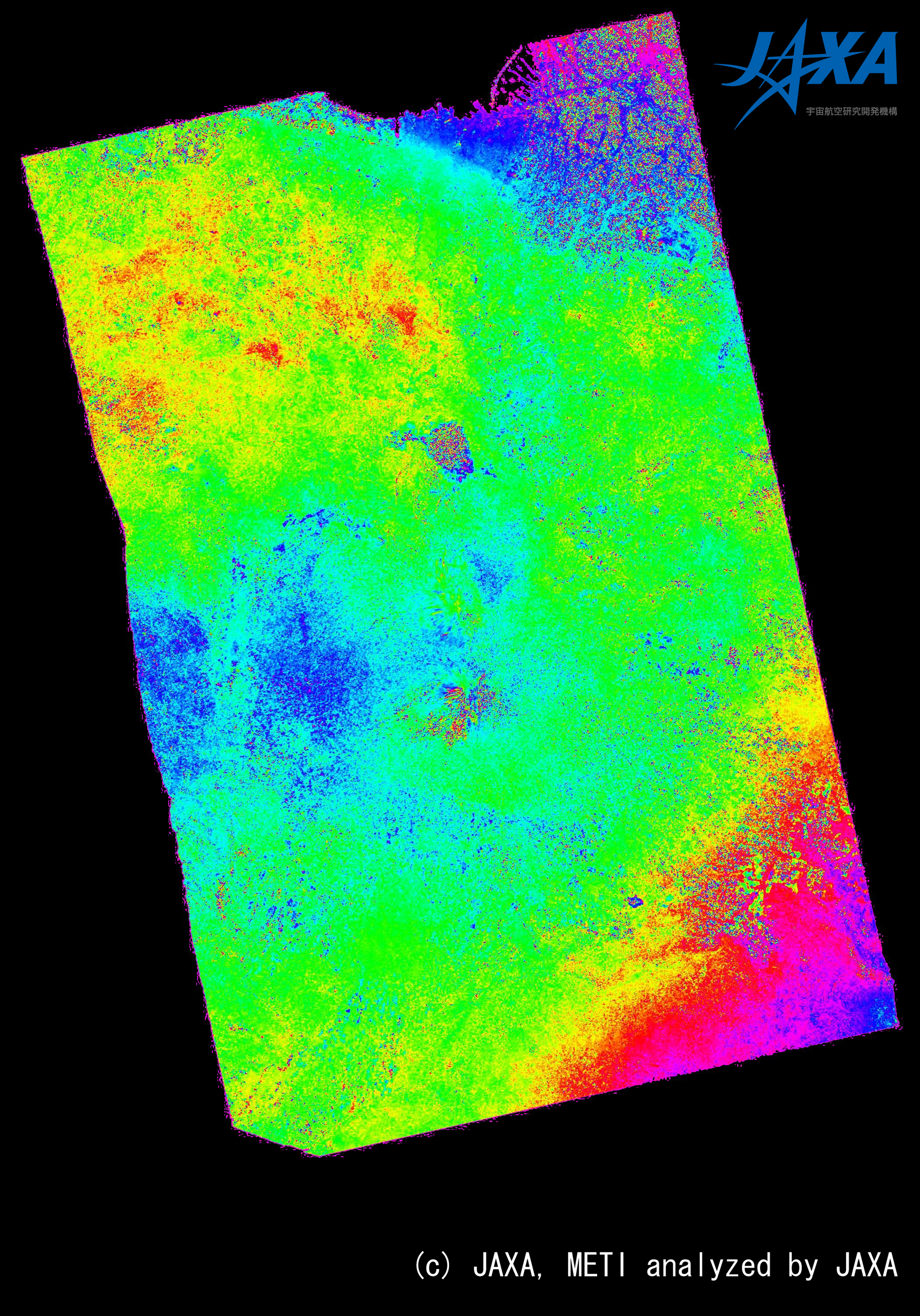 }2:ΑÕsRӂPALSARωo摜AΑO(2010N917)ƕΌ(2010N112)PALSARf[^瓾ꂽ摜(nkϓ})