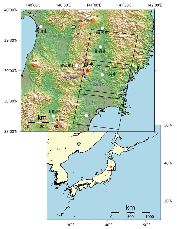図1:観測地域全体図